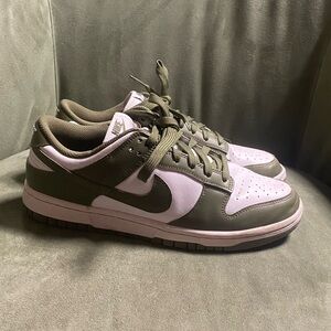 Olive green Nike dunks